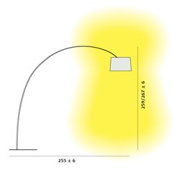 Foscarini Twiggy Elle My Light lámpara de piso