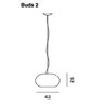 Foscarini Buds 2 Led lámpara de suspensón