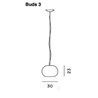 Foscarini Buds 3 Led lámpara de suspensón