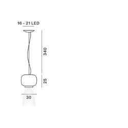 Foscarini Chouchin 3 lámpara de suspensón