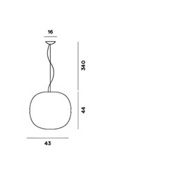 Foscarini Gem Led lámpara de suspensón
