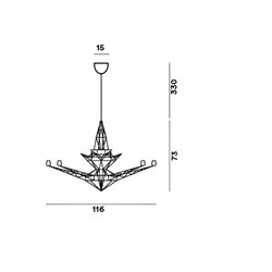 Foscarini Lightweight lámpara de suspensón