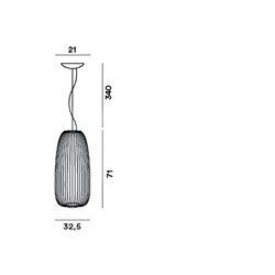 Foscarini Spokes 1 lámpara de suspensón