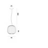 Foscarini Spokes 2 Midi lámpara de suspensón