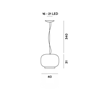 Foscarini Chouchin 1 Led Susp. 10M Lámpara De Suspensión