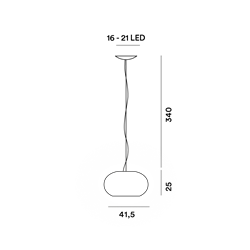 Foscarini Buds 2 Led Susp. 10M Lámpara De Suspensión