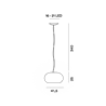 Foscarini Buds 2 Led Susp. 10M Lámpara De Suspensión