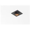 Modular Qbini round out LED GE lugar empotrado - negro - 2700K - Flood - Outlet