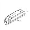 Modular LED Driver Constant Current Deep Dim Trailing Edge 350-700mA 15W