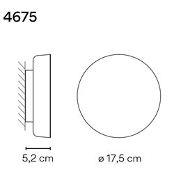 Vibia Dots C wall lamp