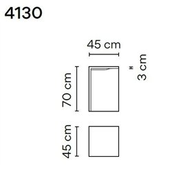 Vibia Empty 70 garden lamp