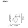 Vibia Origami Double wall lamp