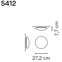Vibia Puck 27,2 ceiling lamp
