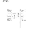 Vibia Set 18 1X wall lamp