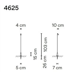 Vibia Brisa 103 garden lamp