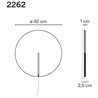 Vibia Guise 92 wall lamp