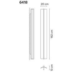 Vibia Kontorno Open 162 wall lamp