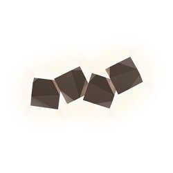 Vibia Origami Quad - 4508 lámpara de pared