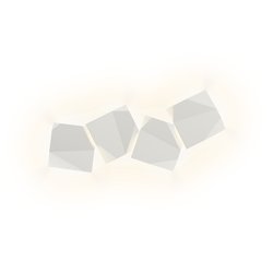 Vibia Origami Quad - 4508 lámpara de pared