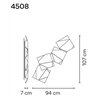 Vibia Origami Quad wall lamp