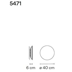 Vibia Puck Wall Art 40 wall lamp