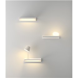 Vibia Suite 16 Right Glass Diffuser wall lamp