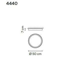 Vibia Up 50 ceiling lamp