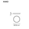 Vibia Up 50 ceiling lamp