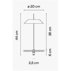 Vibia Mayfair Mini - 5497 table lamp