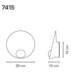 Vibia Musa 14 wall lamp