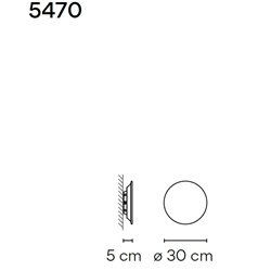 Vibia Puck Wall Art 30 wall lamp