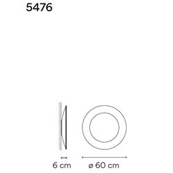 Vibia Puck Wall Art Ring 60 wall lamp