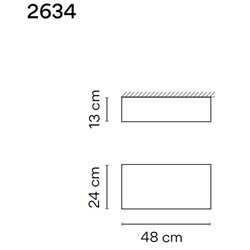 Vibia Structural 1X48 ceiling lamp