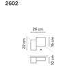 Vibia Structural 2X wall lamp