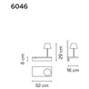 Vibia Suite 16 Right Read wall lamp