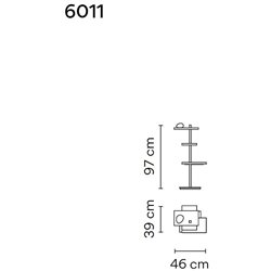 Vibia Suite 97 Glass Diffuser floor lamp