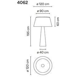 Vibia Wind 195 garden lamp