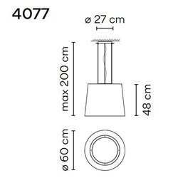 Vibia Wind 48 suspension lamp