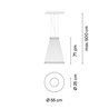 Vibia Array Ø 55 cm - 71 cm - 1850 lámpara de suspensión