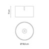 Vibia Bind Domo Ø 18,5 cm Medium - 6540 iluminación de la pista