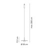 Vibia Bind Black Pincer Ø 25 cm - 6580 iluminación de la pista