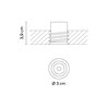 Vibia Bind solo Ø 3 cm Medium - 6604 lugar empotrado