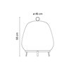 Vibia Knit Ø 45 x 55 cm - 7490 lámpara de piso