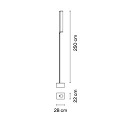 Vibia Class 1x LED - 2810 lámpara de jardín