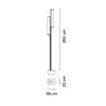 Vibia Class 2x LED - 2815 lámpara de jardín