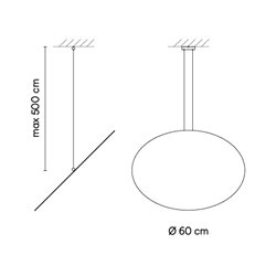 Vibia Circus Solo Pendant Reflector Ø 60 cm - A147
