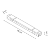 Vibia Circus driver for pendant track 30W Casambi Black - A394