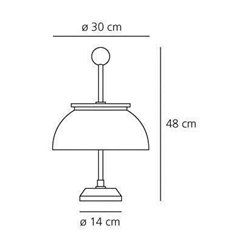 Artemide Alfa lámpara de mesa
