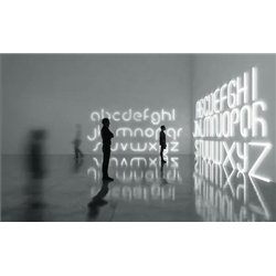 Artemide Alphabet Of Light Wall lamp "G" uppercase
