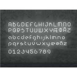 Artemide Alphabet Of Light Wall lamp "G" uppercase
